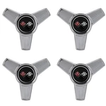 1966 Corvette Hubcap Spinners W/ Emblems Set Of 4. Fixed Price $459.95.