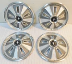 1966 Ford Mustang Fastback Coupe Convertible Orig Wheel Hub Caps Covers Set. Fixed Price $449.00.