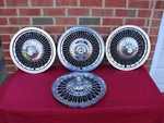 71 72 Chevrolet Monte Carlo Nos 15" Wire Hubcaps Gm # 3982876. Fixed Price $1500.00.