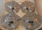 Effen Wheels Chrome Custom Center Set 4 (1) # CAP-032. Fixed Price $175.00.