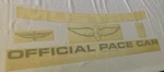 Nos Oem Ford 1994 Mustang Indianapolis 500 Pace Car Decals - Partial Kit Cobra. Fixed Price $229.00.