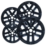Impostor Wheel Skins Gloss Black 18 Inch Set Of 4 For Jeep Grand Cherokee. Fixed Price $90.95.