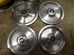 Used/clean 1975-81 Lincoln Town Car 15 " Wheelcover SET/4 Indoors Stored 20 Yrs. Fixed Price $264.00.