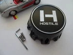 New Hostile Black Gross Custom Wheel Center Cap # HC-8004. Fixed Price $98.79.