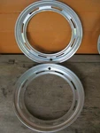 1957-1964 Mercury Ford Gm Kromwheels ? 14" Aluminum Trim Ring Pair #2. Fixed Price $19.99.