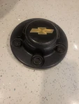 Center Cap (1) Chevy Gmc Black Plastic Pound On For 1988-90 P#15545318B Used. Fixed Price $29.88.