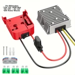 18V To 12V Step Down Converter For Milwaukee M18 Battery 15A 180W Power Wheels. Fixed Price $42.29.