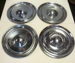 1951 Mopar Chrysler New Yorker Windsor Saratoga Hub Caps 15" #1405061. Fixed Price $54.00.