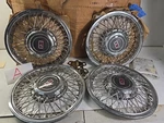 Nos Gm New In The Box 1978-1988 Oldsmobile Cutlass Supreme Wire Hubcap Set Of 4. Fixed Price $209.65.