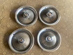 70 Pontiac Turbine Finned Wheel Covers 15 Hub Caps Grand Prix Bonneville Oem. Fixed Price $225.00.