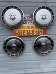 1971-73 Ford Mustang Original Stainless 14 Hubcaps Set Beautiful Used Red Rare. Fixed Price $129.99.
